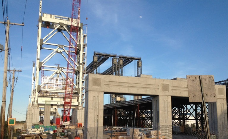 Fore River Bridge foundation design