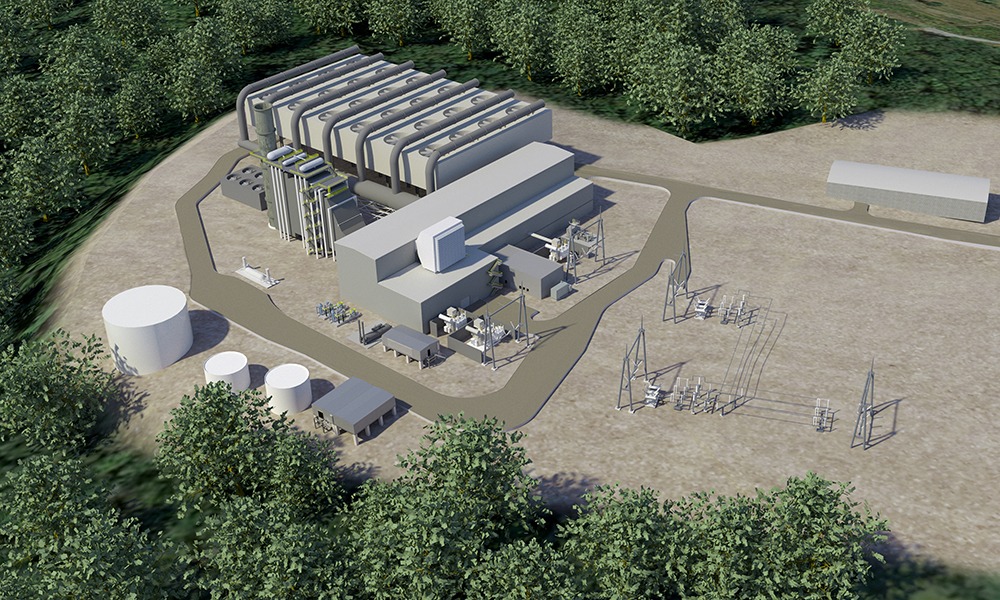 natural gas-fired combined cycle electric generating facility