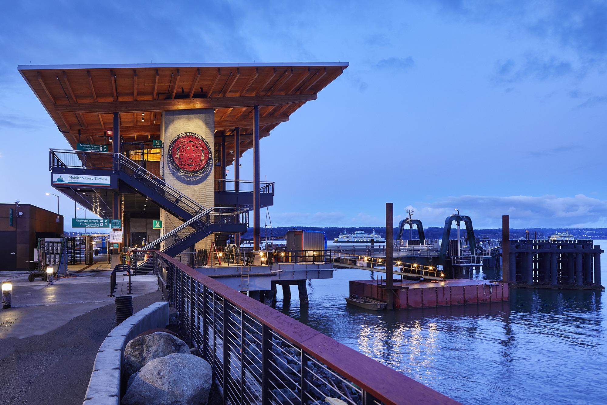 The Mukilteo Multimodal Ferry Terminal is updated to current seismic design standards.