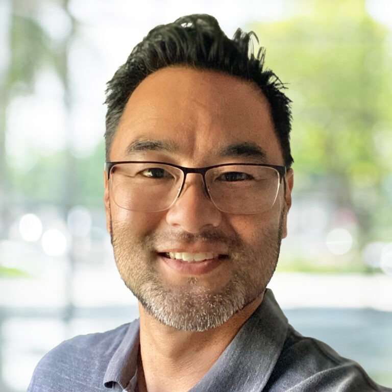 Headshot of male, Daniel Shinsato.