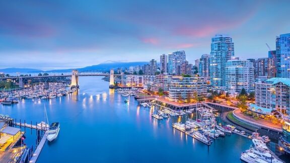 Skyline of Vancouver, Canada