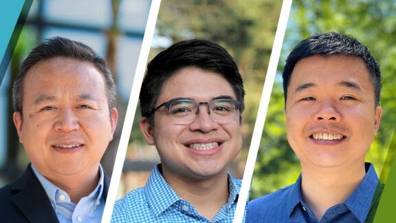 Haley & Aldrich’s John Xiong, Raul Tenorio, and Yida Fang