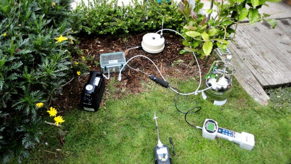 Vapor intrusion yard test
