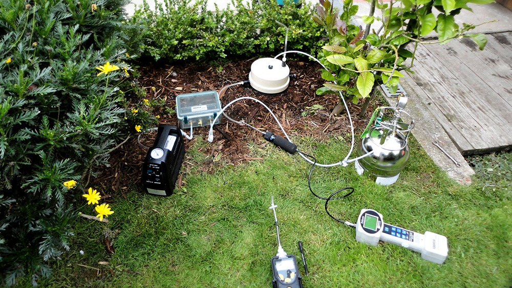Vapor intrusion yard test